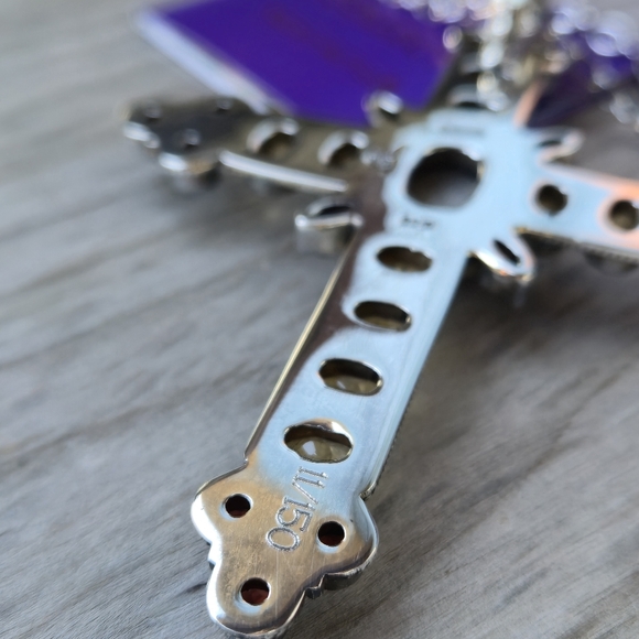 Nicky Butler RAJ COLLECTION LIMITED EDITION 925 Sterling Silver Cross Necklace - Picture 15 of 16